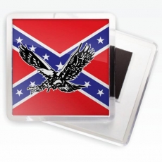Магнитик «Флаг Конфедерации с орлом» фото