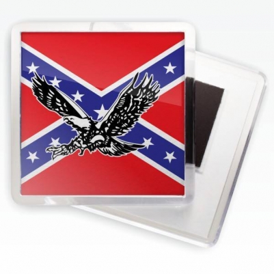 Магнитик «Флаг Конфедерации с орлом»