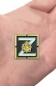 Фрачный значок Z с эмблемой Инженерных войск. Фотография №3