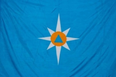 Флаг "МЧС России" фото