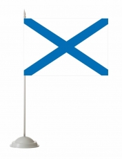Флажок настольный Андреевский флаг фото