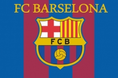 Флаг FC Barselona  фото
