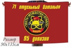 Флаг Спецназ ВВ 71 отдельный батальон "Вихрь" фото