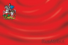 Двухсторонний флаг Московской области фото