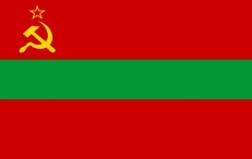 Двухсторонний флаг Молдавской ССР фото