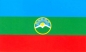 Флажок Республики Карачаево-Черкесия на палочке. Фотография №1