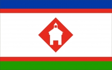 Двухсторонний флаг Якутска  фото