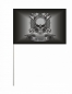 Флаг "Автобат" с черепом и поршнями. Фотография №3