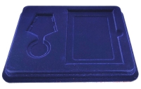 Футляр для медали d-32 мм с удостоверением синий