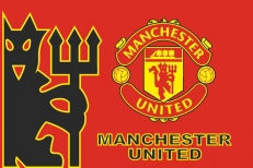 Флаг ФК Манчестер Юнайтед  фото