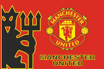 Флаг "ФК Манчестер Юнайтед"