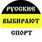 Наклейка Имперский флаг «Русские выбирают спорт». Фотография №1