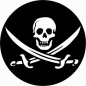 Наклейка «Пиратский флаг». Фотография №1