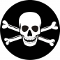 Наклейка «Флаг Пиратский». Фотография №1