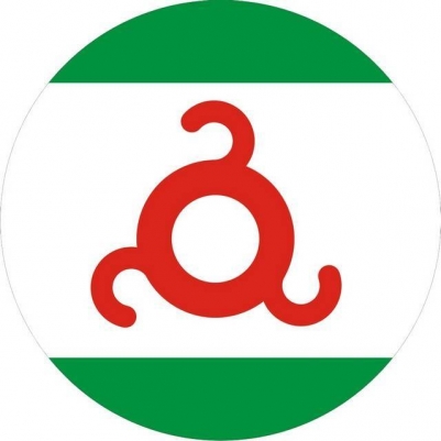 Наклейка «Флаг Ингушетии»
