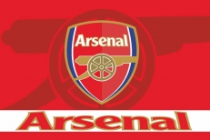 Флаг футбольного клуба "FC Arsenal" (ФК Арсенал) фото