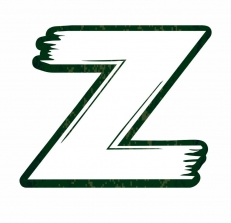Автомобильная наклейка символ «Z» (20х17 см)  фото