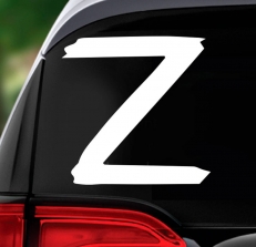 Автомобильная наклейка Z фото