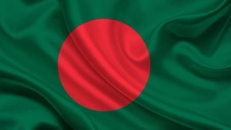 Флажок Бангладеша настольный фото