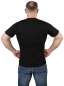 Черная мужская футболка с принтом «Росгвардия». Фотография №3