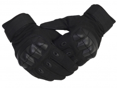 Черные тактические перчатки - усовершенствованная модель  фото