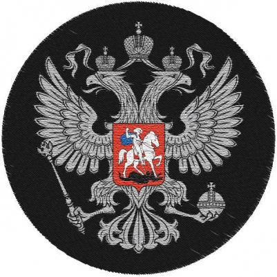 Чёрный шеврон Герб России