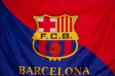 Флаг "FC Barselona-3"