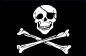 Флаг "Пиратский" с повязкой. Фотография №1
