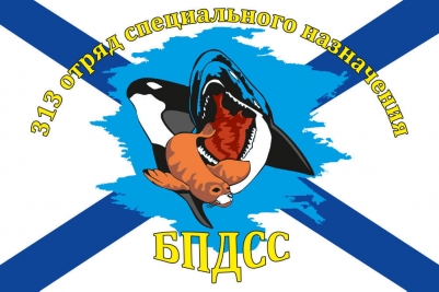 Флаг «313 отряд ПДСС»