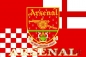 Флаг «FC Arsenal» (Арсенал). Фотография №1
