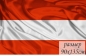 Двухсторонний флаг Австрии. Фотография №1