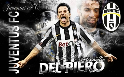 Флаг "Juventus FC" "Del Piero"