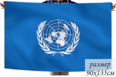 Флаг ООН (Организации Объединенных наций)  фото