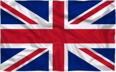 Двухсторонний флаг Великобритании фото