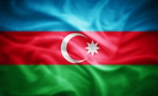 Двухсторонний флаг Азербайджана фото