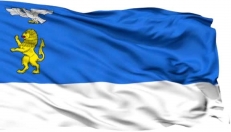 Двухсторонний флаг Белгорода  фото