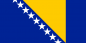 Флаг Боснии и Герцеговины. Фотография №2