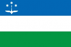 Флаг Ханты-Мансийска 2000 года  фото