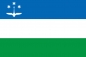 Флаг Ханты-Мансийска 2000 года. Фотография №1