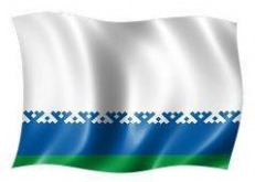Двухсторонний флаг Ненецкого автономного округа фото