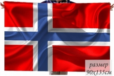 Флаг страны Норвегия  фото