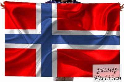 Двухсторонний флаг Норвегии