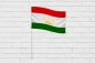 Двухсторонний флаг Таджикистана. Фотография №3