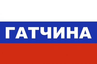 Флаг триколор Гатчина