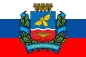 Флаг Симферополя "Триколор с гербом". Фотография №1