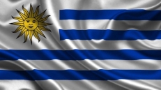 Флаг Уругвая фото