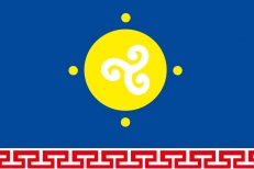 Флаг Усть-Ордынского Бурятского округа фото
