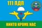 Флаг ВДВ 111-й гвардейский парашютно-десантный полк. Фотография №1