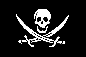 Флаг Пиратский с саблями. Фотография №1
