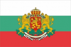 Флаг Болгарии с гербом Штандарт Президента  фото